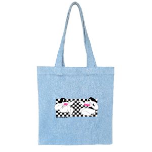Cotten Totebag Blue Jean 7 | هیدورا